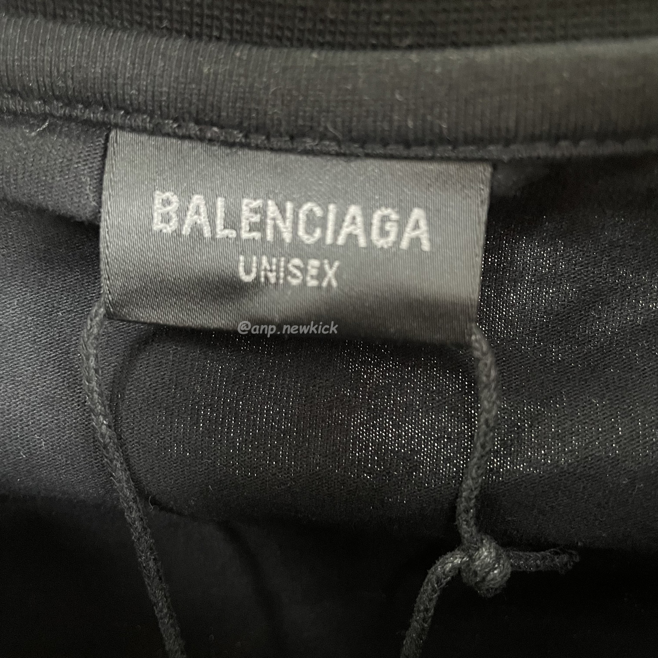 Balenciaga Black Soccer Long Sleeve Jersey T Shirt (2) - newkick.cc